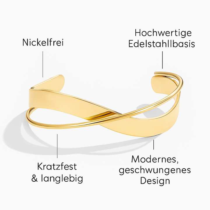 Pulsera Eva de oro único