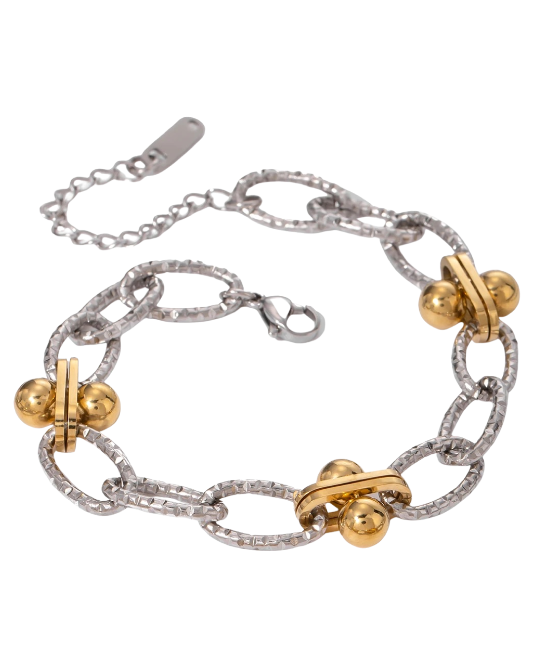 Klara – Pulsera dorada con adorno de perla