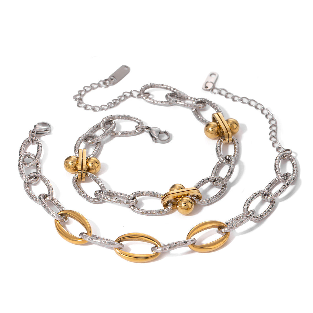 Klara – Pulsera dorada con adorno de perla