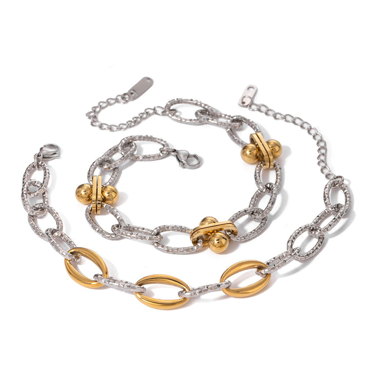 Klara – Pulsera dorada con adorno de perla