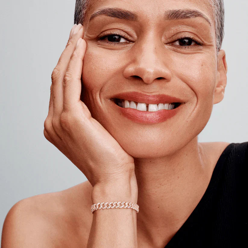 Pulsera Cubana de Moissanita