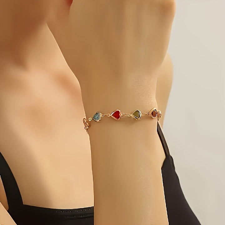 Pulsera única en forma de corazón