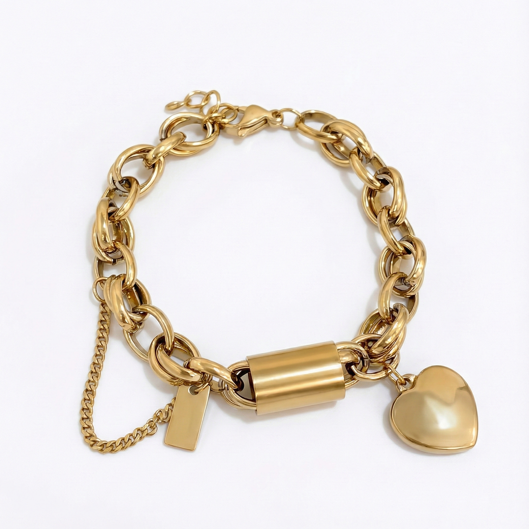 Pulsera Chunky Herzstück