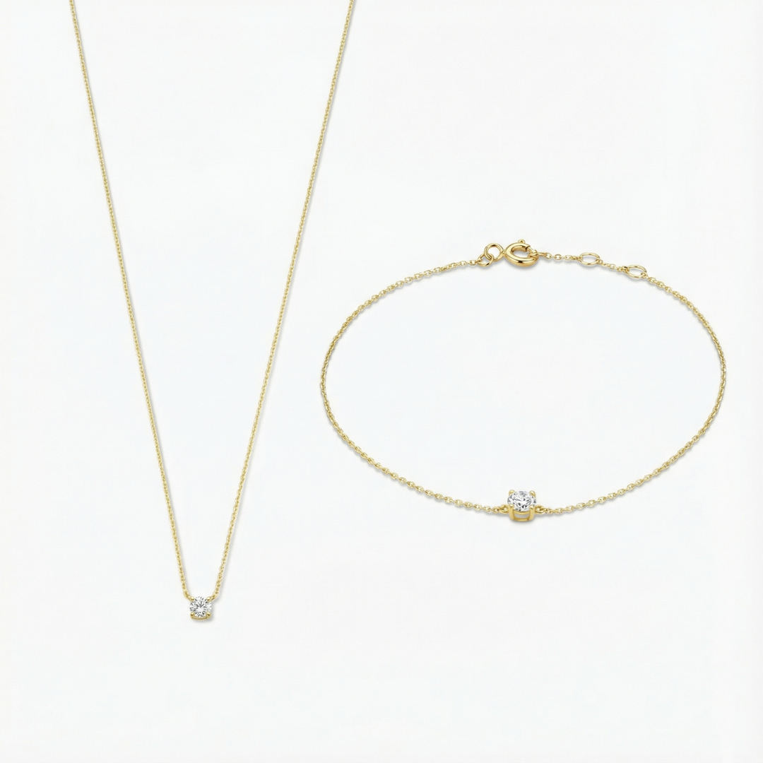 Conjunto de piedras de Moissanita Cléa