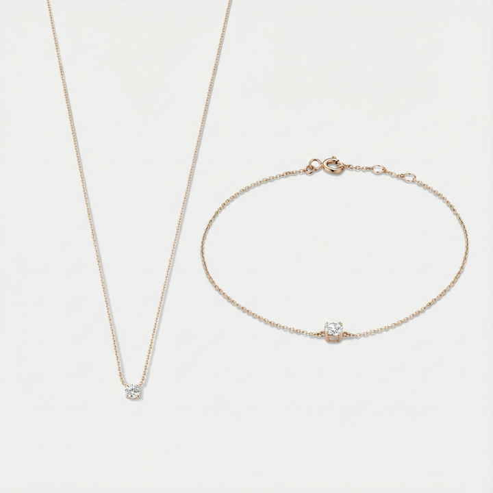 Conjunto de piedras de Moissanita Cléa